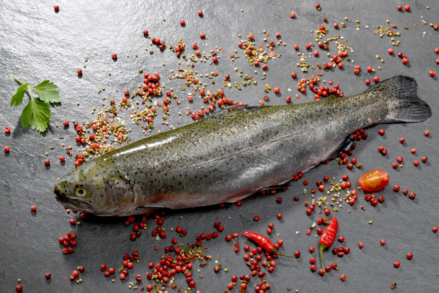 Regenbogenforellen, frisch, filetiert, 170-220 gr.