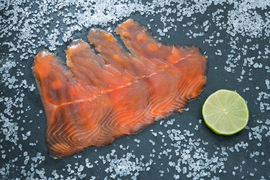 Lachsforelle, kaltgeräuchert, handgeschnitten, 110-150gr.
