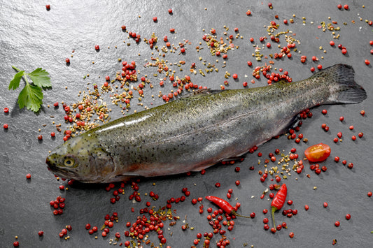 Regenbogenforellen, frisch, filetiert, 170-220 gr.